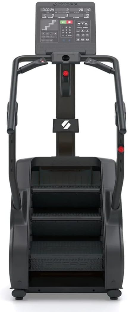 STEPR PRO Classic Stair Master with LED Touchscreen, Commercial Grade Stairmaster Machine for Home, 190 Steps/Min, Bluetooth Stepper Machine, Resistance Band Attachments, Mobile App, 400 lb Capacity