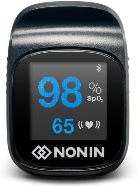 Nonin TruO2 OTC Pulse Oximeter Model 3250 FDA-Cleared, Over-The-Counter Medical Grade Wireless Fingertip Pulse Oximeter