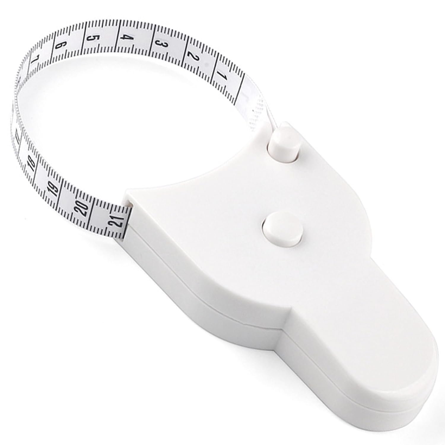 Measuring Tape for Body Measurements, 60 Inch 3D Measuring Tape, Arms Chest Thighs or Waist Tape for Personal Trainer (White)
