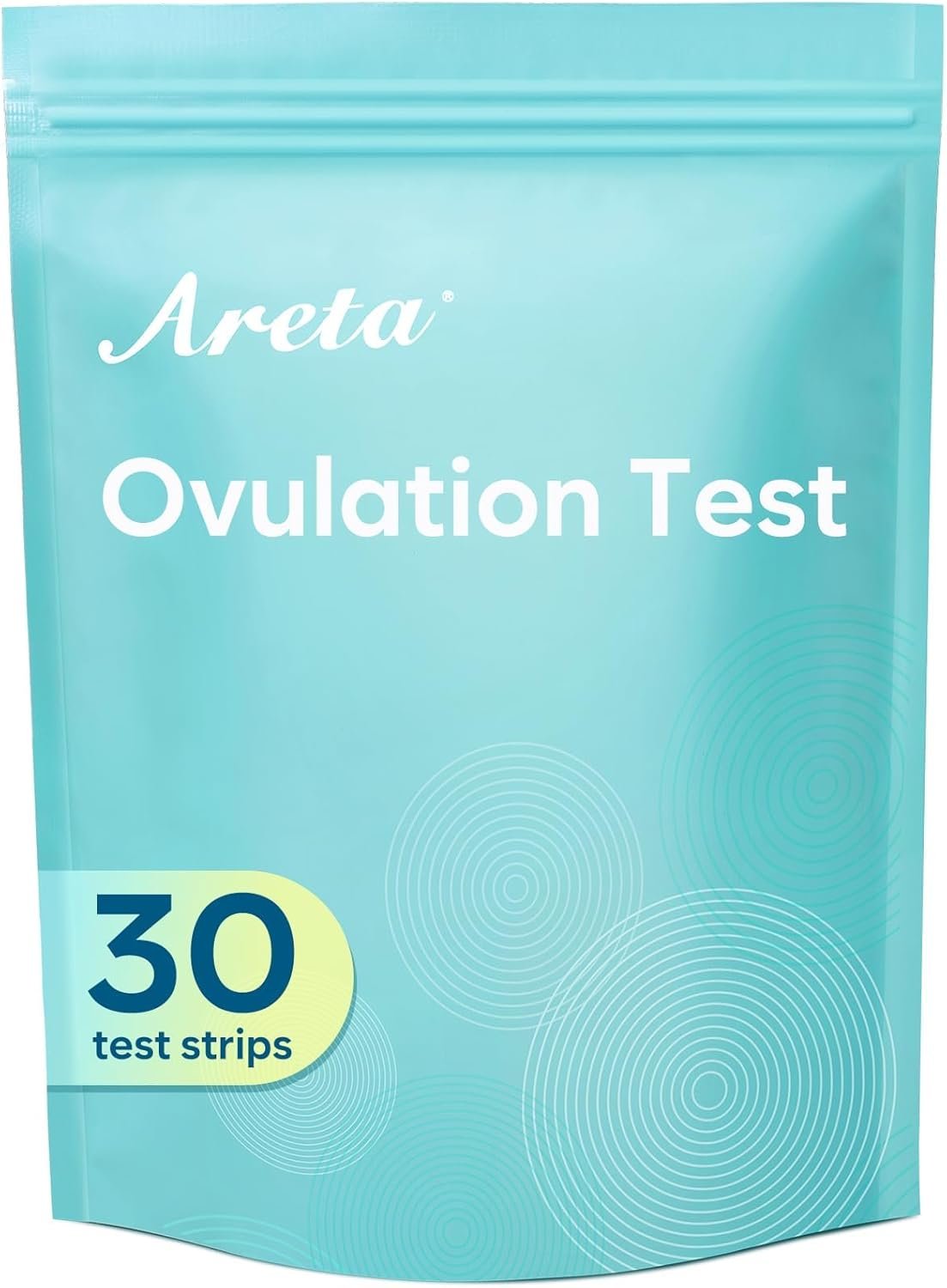 Areta Ovulation Test Strips Kit: 30 Tests | Accurate & Reliable for Women | Fast & Convenient Fertility Tracking | High Accuracy Ovulation Test Kit | Expiration Date 07/11/2026