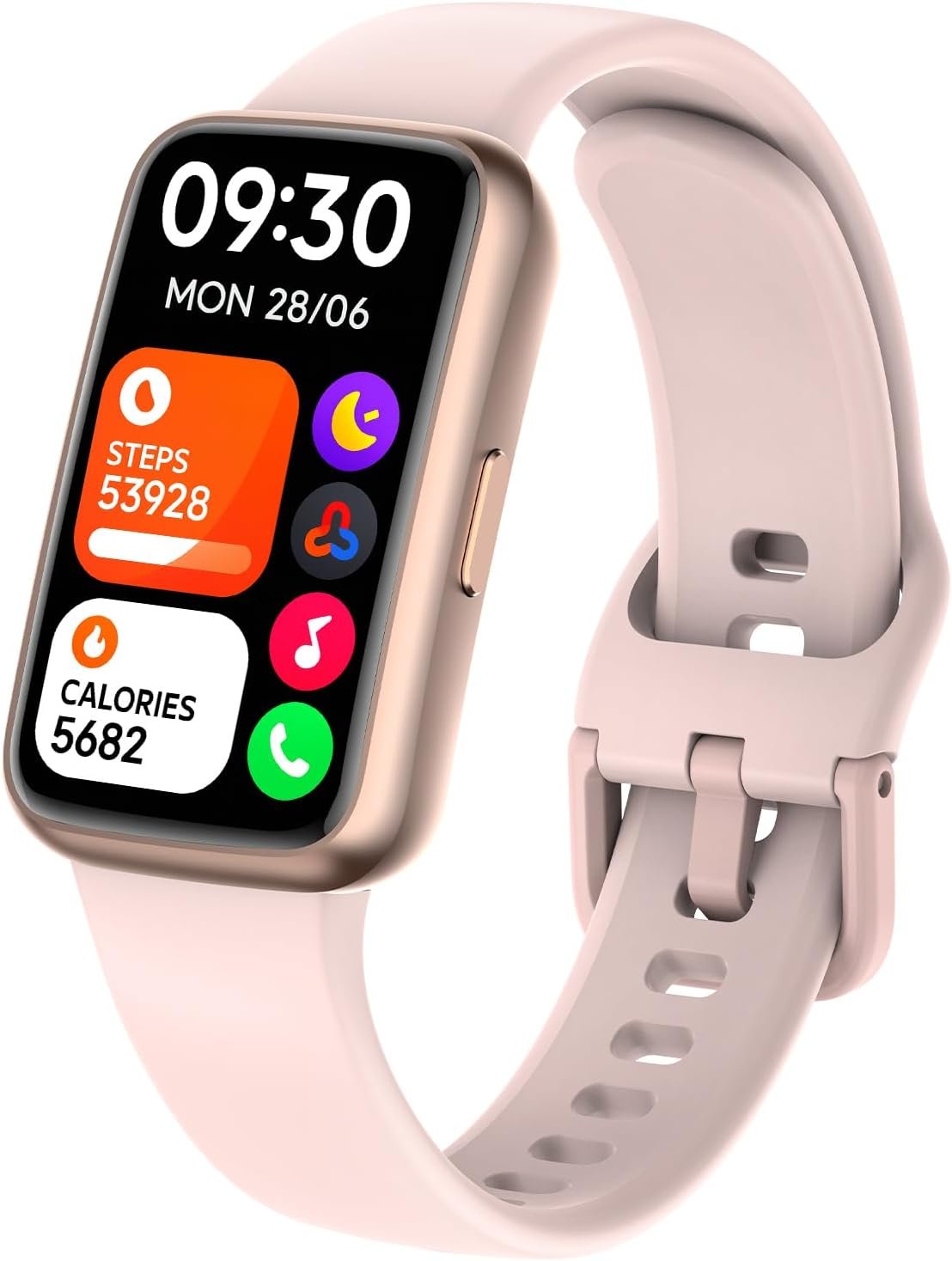 Fitness Tracker Smart Watch for Men Women, 1.47″ HD with Bluetooth, 24/7 Heart Rate & Blood Oxygen Monitor, Sleep & Step Counter, 100+ Sports Modes, IP68 Waterproof, Compatible with Android iOS