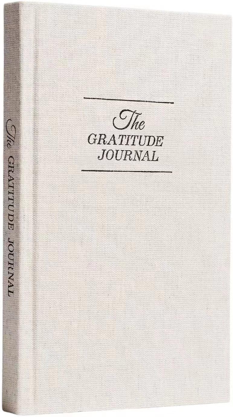 The Gratitude Journal : Five Minutes a Day for More Happiness, Positivity, Affirmation, Productivity, Mindfulness & Self Care – A Simple Effective Undated Daily Guide Planner for Women & Men (Beige)