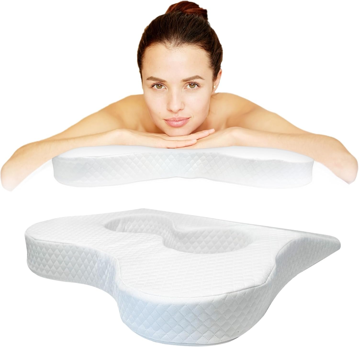 EASY SPA Medical Breast Pillow for Women – Wedge Cushion for Post-Surgery Support, Prone Pillow for After Breast Surgery – Medical Breast Cushion for Prone Therapy & Pain Relief – Bust Sizes(AA-C)