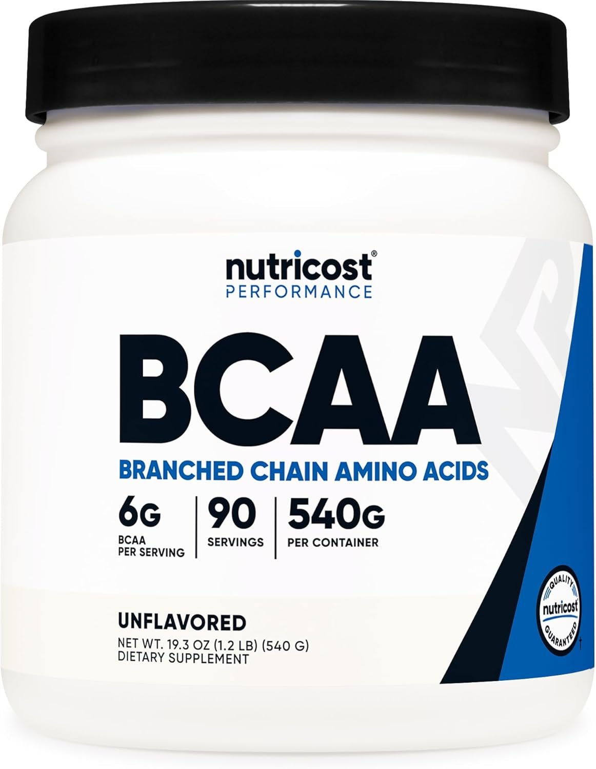 Nutricost BCAA Powder 2:1:1 (90 Servings, No Flavor Added) – Branched Chain Amino Acids