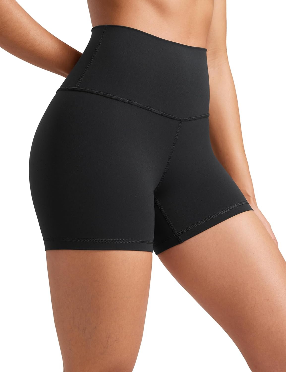 CRZ YOGA Butterluxe Biker Shorts 4” – High Waisted Booty Workout Volleyball Yoga Womens Spandex