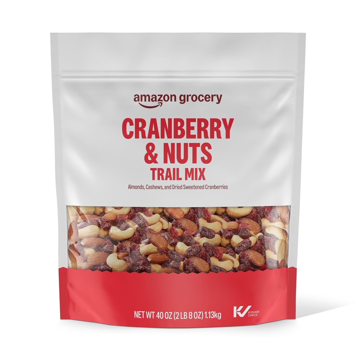 Amazon Brand – Happy Belly Cranberry & Nuts Trail Mix, 2.5 pound (Pack of 1)