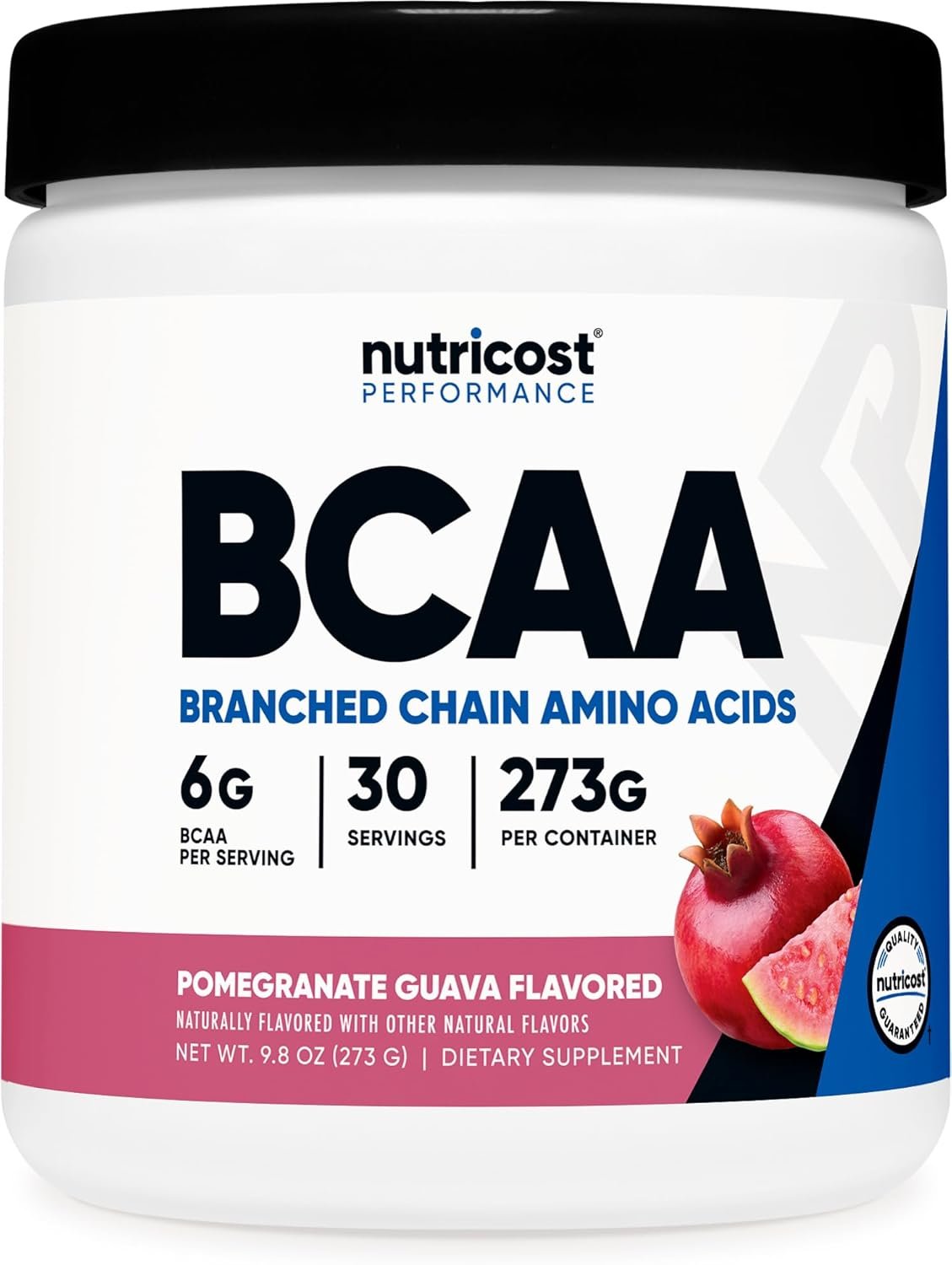 Nutricost BCAA Powder 2:1:1 (Pomegranate Guava, 30 Servings) – Branched Chain Amino Acids