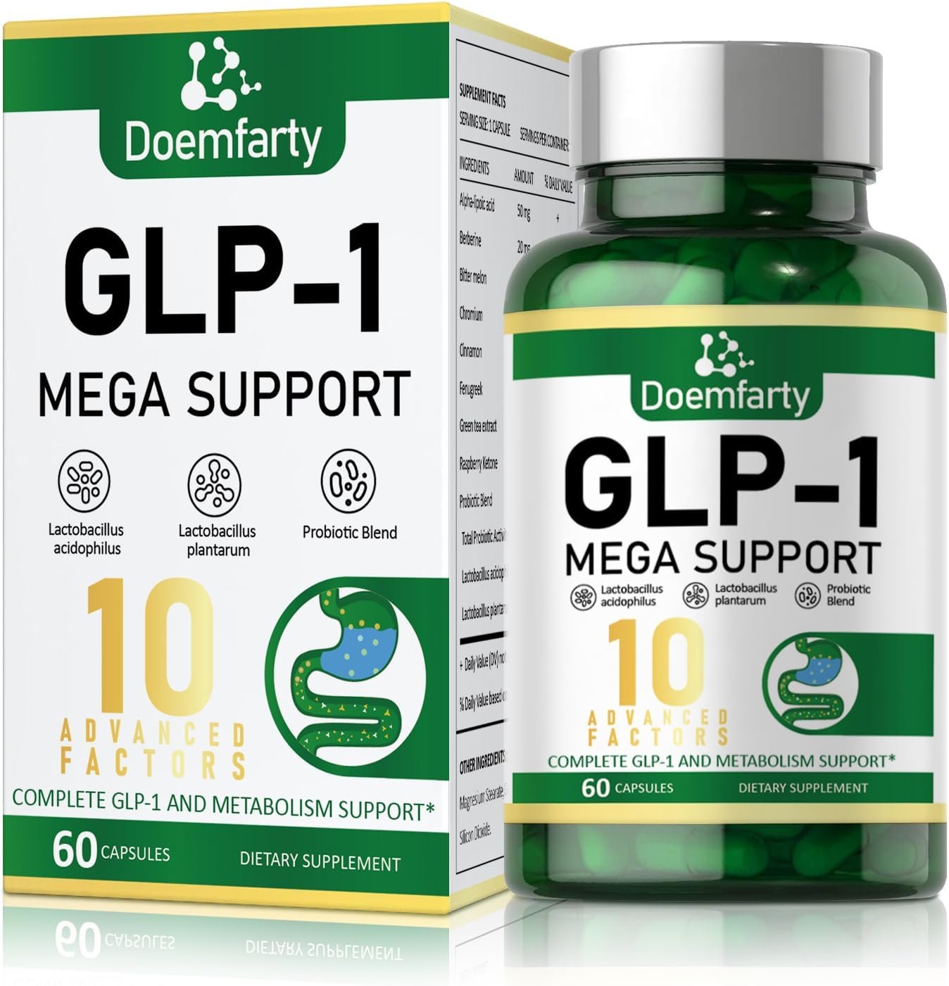 GLP-1 Supplement, GLP-1 Probiotic for Men & Women