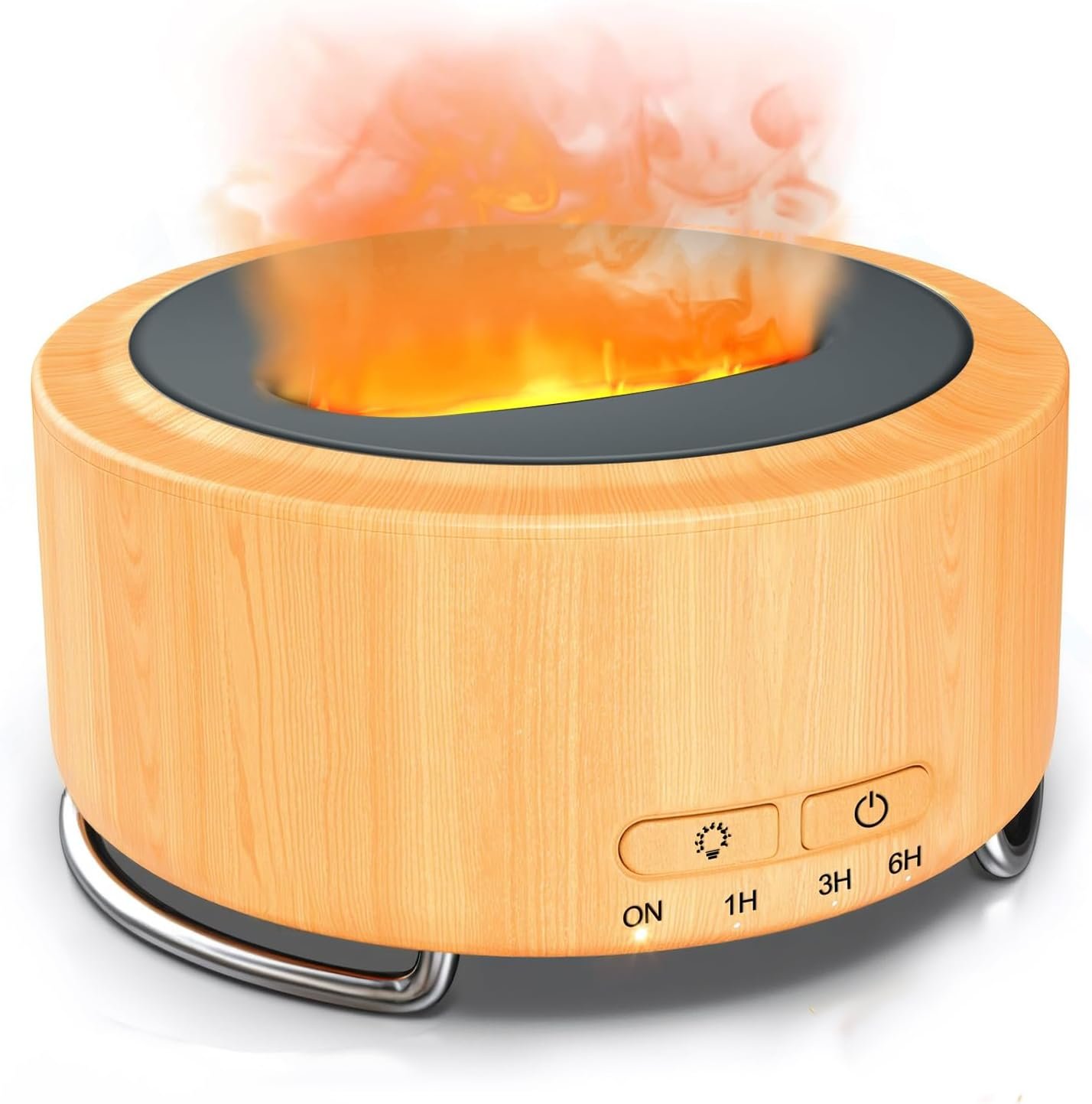 Essential Oil Diffuser for Home: 500ML Aroma Diffuser for Hotel Office Yoga Room – Humidifier with 9 Colors LED Night Light for Kids/Women Home Relaxation,Orange Yellow
