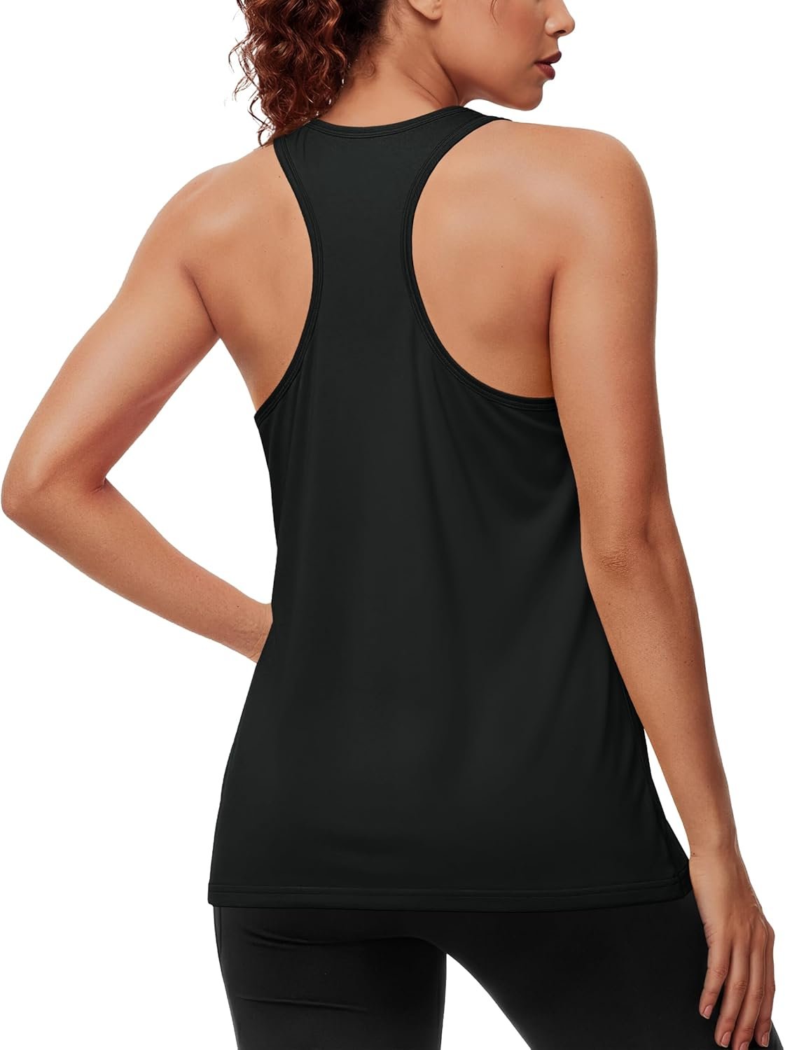 MAGCOMSEN Tank Tops for Women Workout Racerback Sleeveless Racer Back Tops Athletic Yoga Running Gym Muscle Pilates Tank