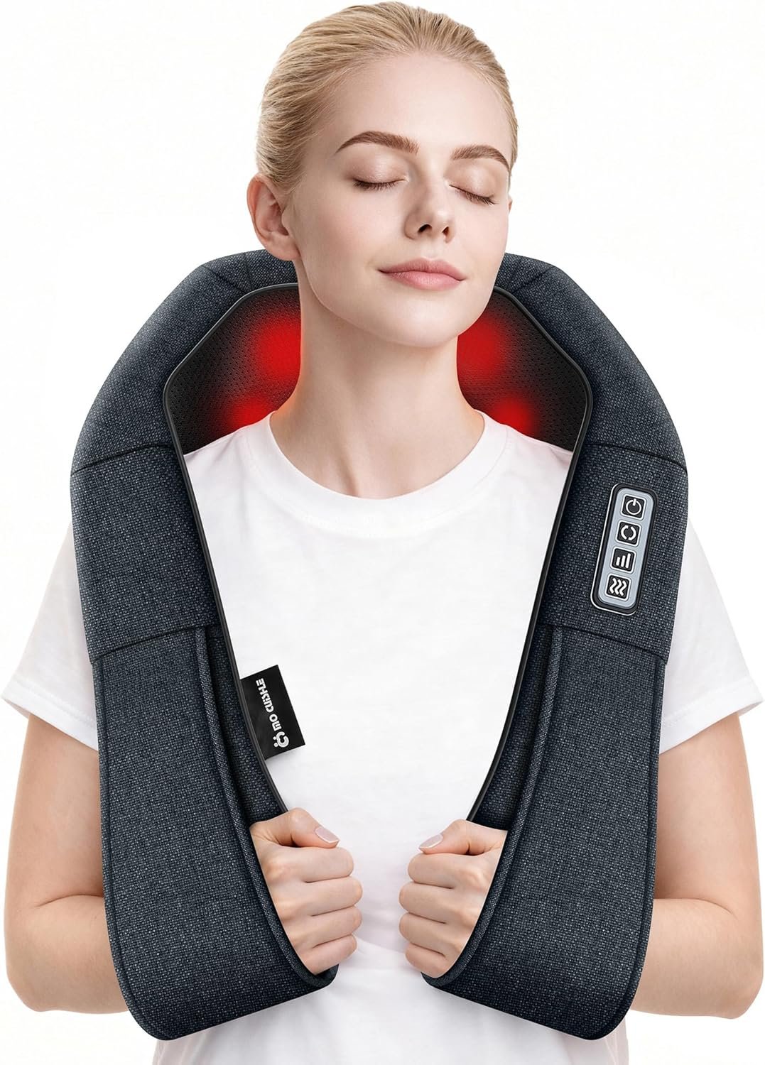 Mo Cuishle Shiatsu Neck and Back Massager with Heat – Deep Kneading for Shoulder and Neck – Ideal Gift for Men, Women, Mom, Dad Him & Her – Perfect for Christmas, Mother’s Day, Father’s Day, Birthdays