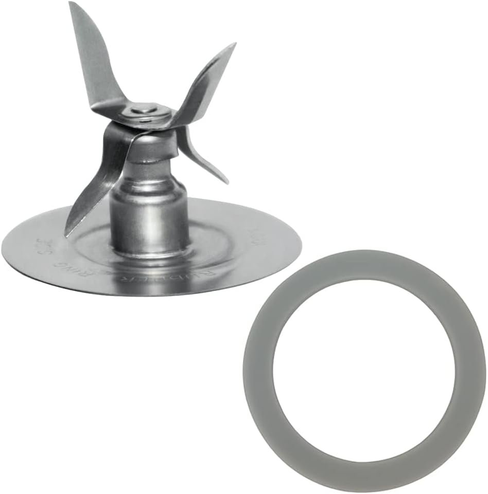 Blender Ice Blade and O-Ring Gasket Compatible with Oster & Osterizer Blenders, Durable Replacement Parts for Smoothie and Food Processing