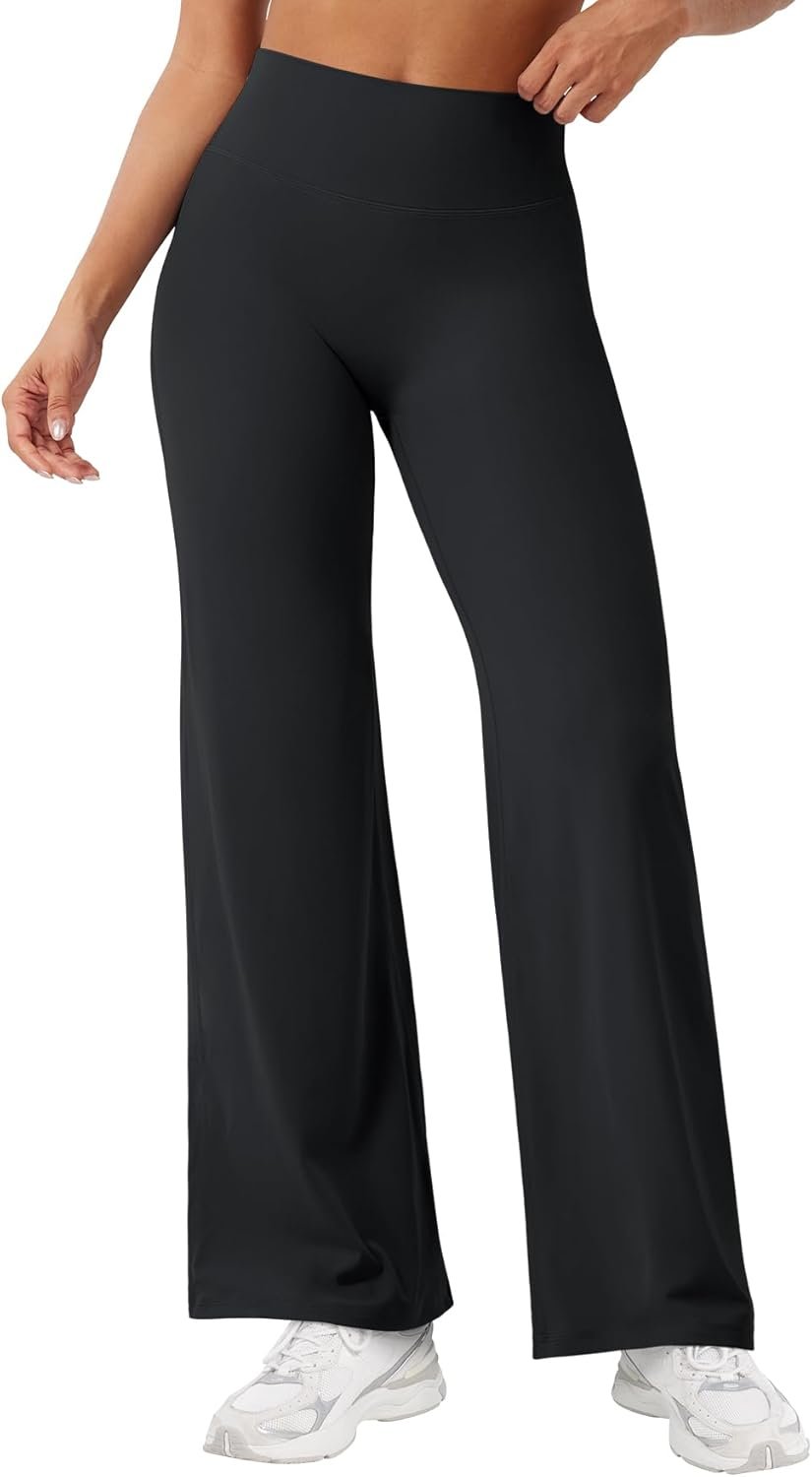 YEOREO Workout Leggings Womens No Front Seam Straight Leggings 29″/ 31.5″/ 33″/ 35″ High Waist Buttery Eddiy Gym Yoga Pants