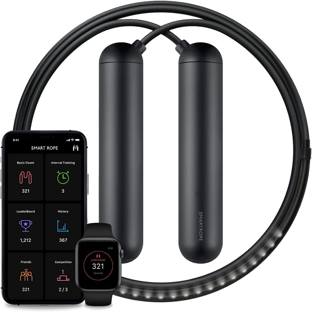 [Tangram Factory] Smart Rope – LED embedded Jump Rope – See your fitness data in MID-AIR