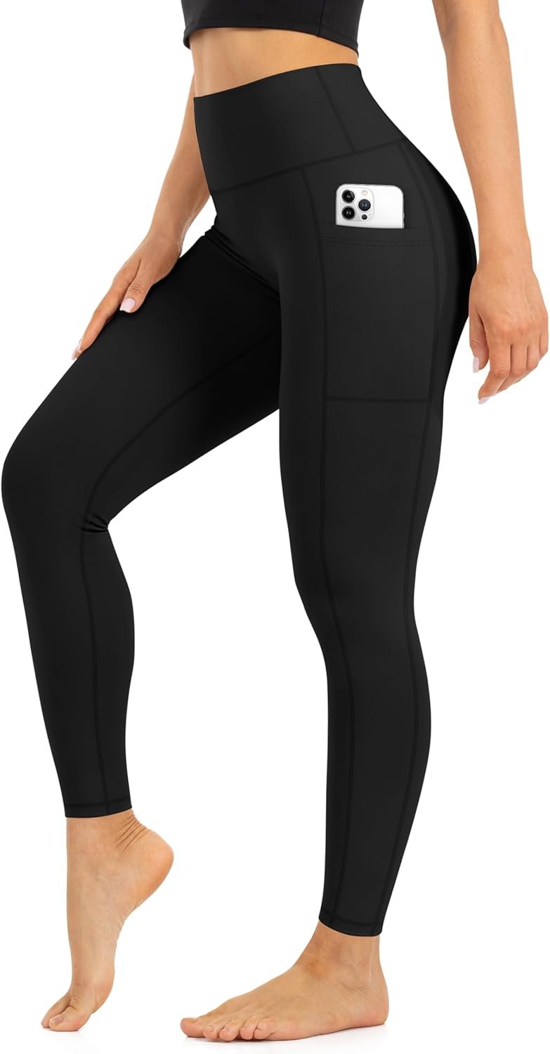 Blisset High Waist Leggings for Women – Opaque, Soft Tummy Control Athletic Pants for Yoga, Running, Workout and Gym