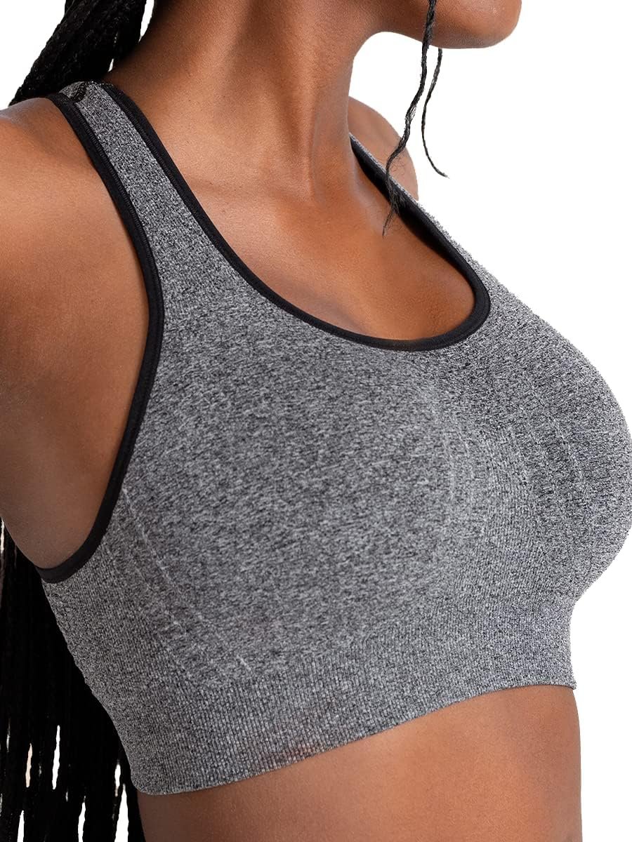 SHAPERMINT Sports Bras for Women – Workout Bras for Women, Plus Size Sports Bra, Workout Tops for Women High Support