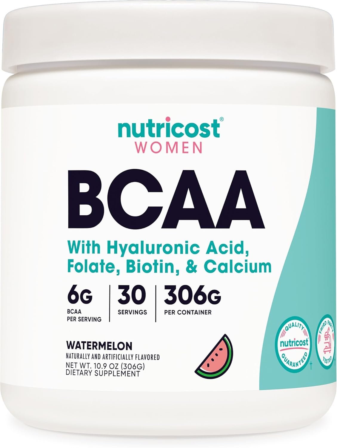 Nutricost BCAA for Women (Watermelon, 30 Servings) – Formulated Specifically for Women – Non-GMO and Gluten-Free