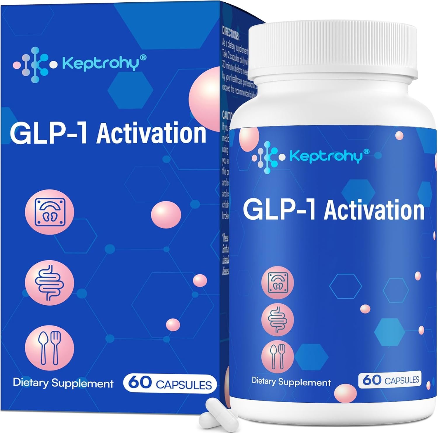 GLP-1 Activation for Women and Men – 60 Capsules