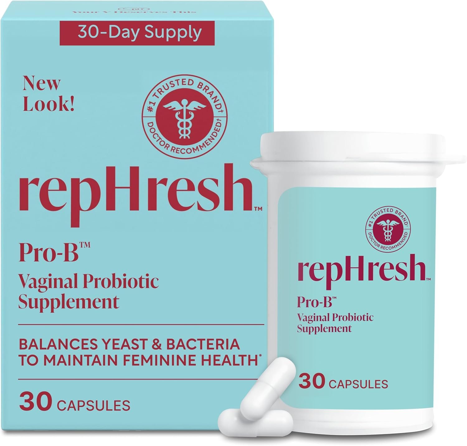 RepHresh Pro-B Women’s Probiotic, Probiotic Supplement for Women, 30 Oral Capsules